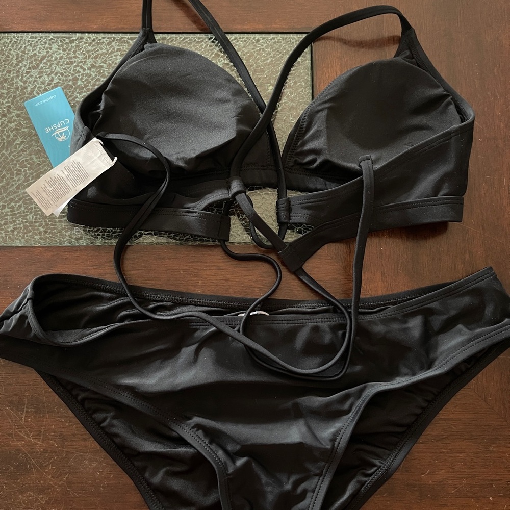 Cupshe Black Women's Bikini Set